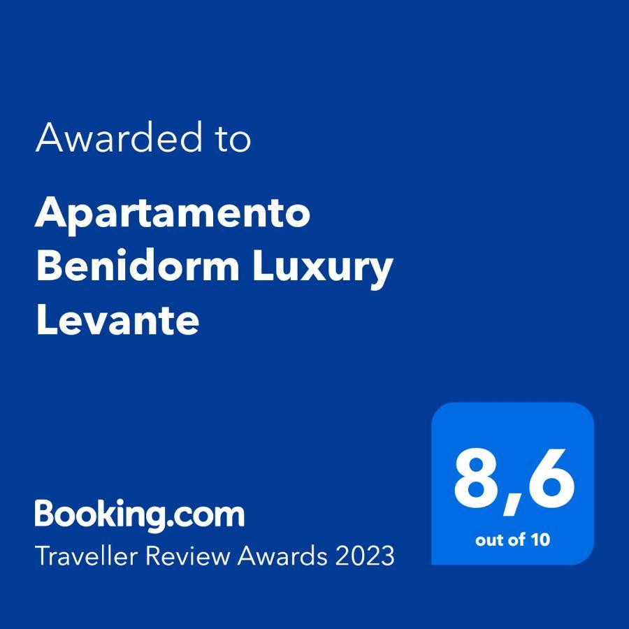 Apartamento Benidorm Luxury Levante Esterno foto
